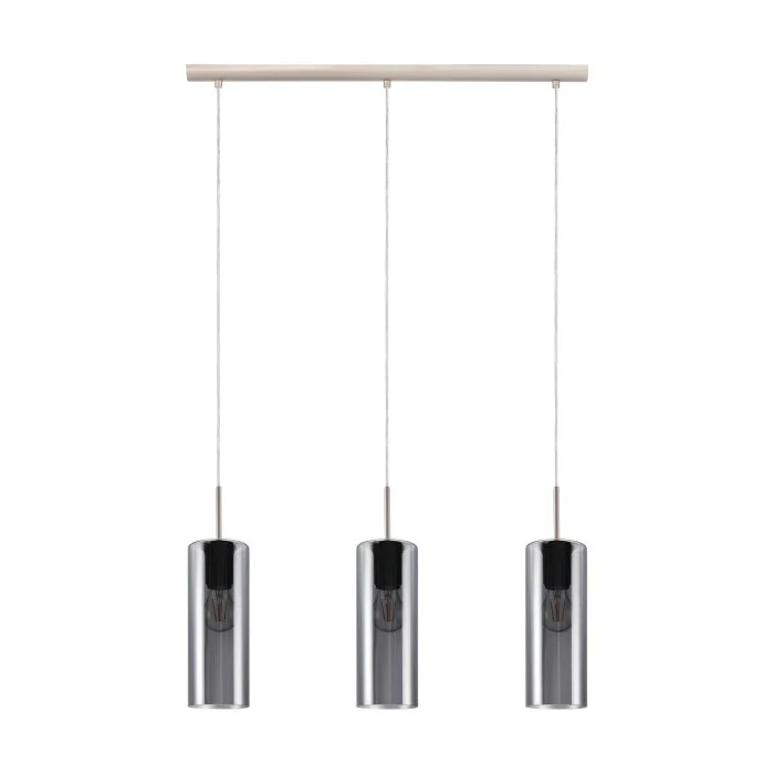 Eglo SELVINO Lámpara Colgante Níquel-mate, 3 luces