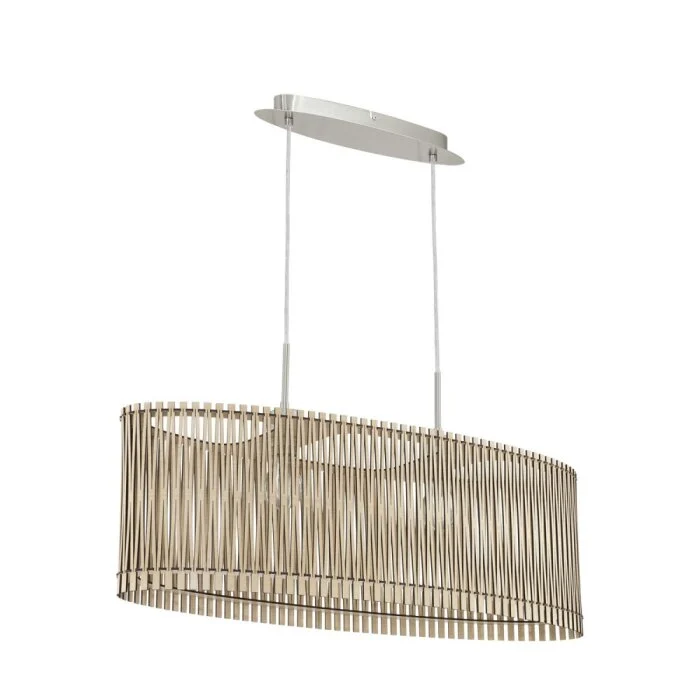 Eglo SENDERO Lámpara colgante Níquel-mate, 2 luces