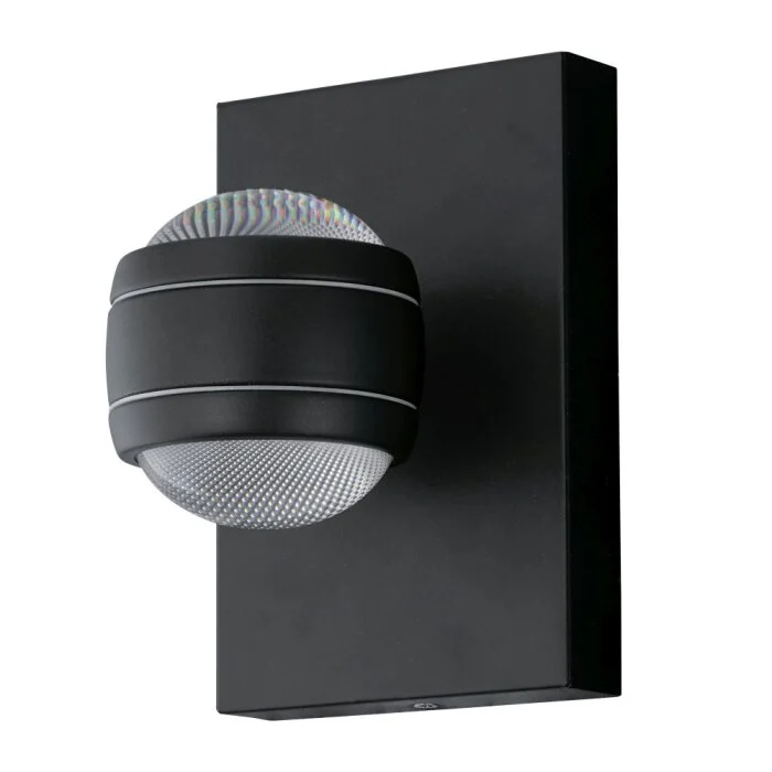 Eglo SESIMBA Aplique LED Negro, 2 luces