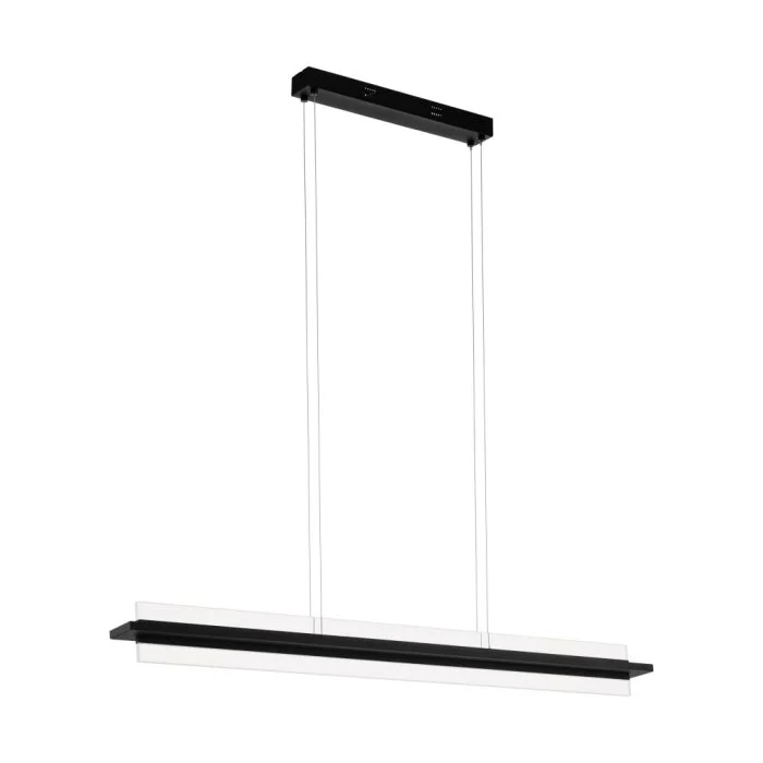 EGLO SPADAFORA Lámpara Colgante LED Negro, 1 luz