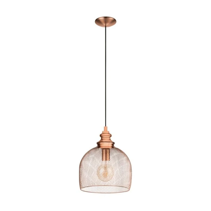 Eglo STRAITON Lámpara Colgante Cobre, 1 luz