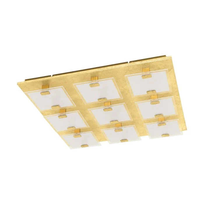 Eglo VICARO Lámpara de Techo LED dorado, 9 luces