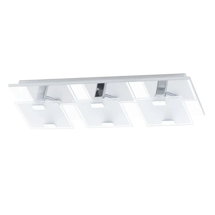 Eglo VICARO Lámpara de techo o pared LED Cromo, 3 luces