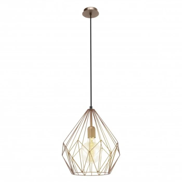 Eglo VINTAGE Lámpara suspendida Cobre, 1 luz
