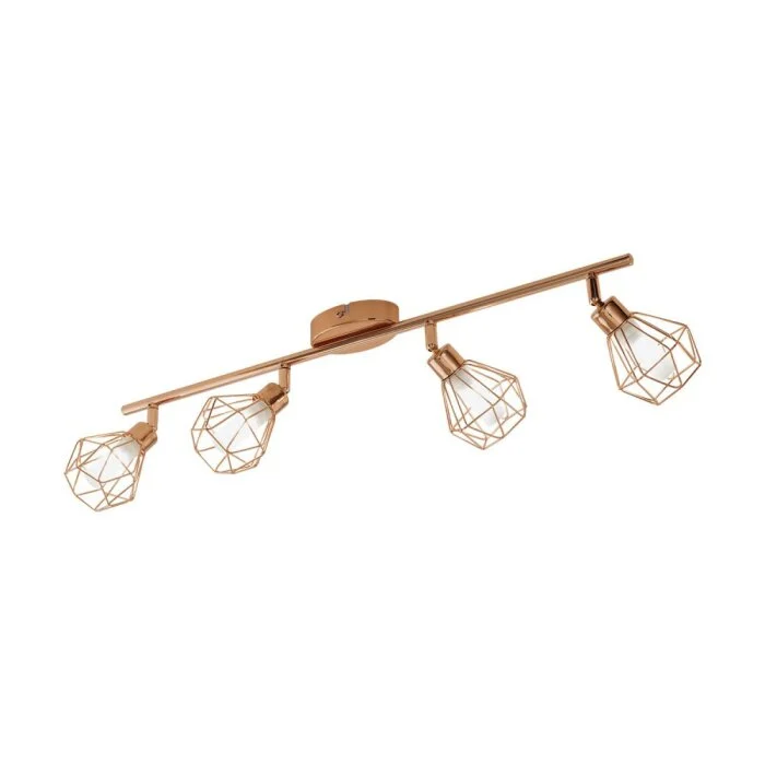 Eglo ZAPATA Foco de techo LED Cobre, 4 luces