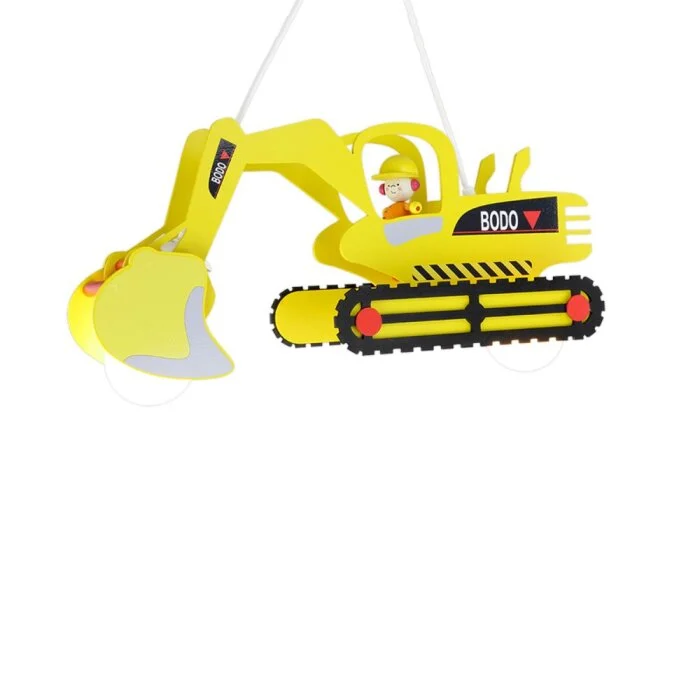Elobra BODO Lámpara Colgante Amarillo, 2 luces