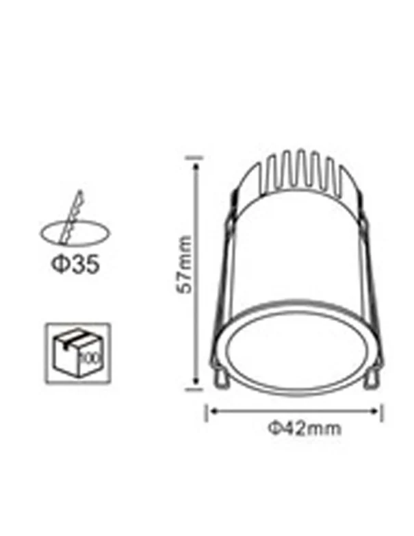 Empotrable Blanco Led CCT Aluminio