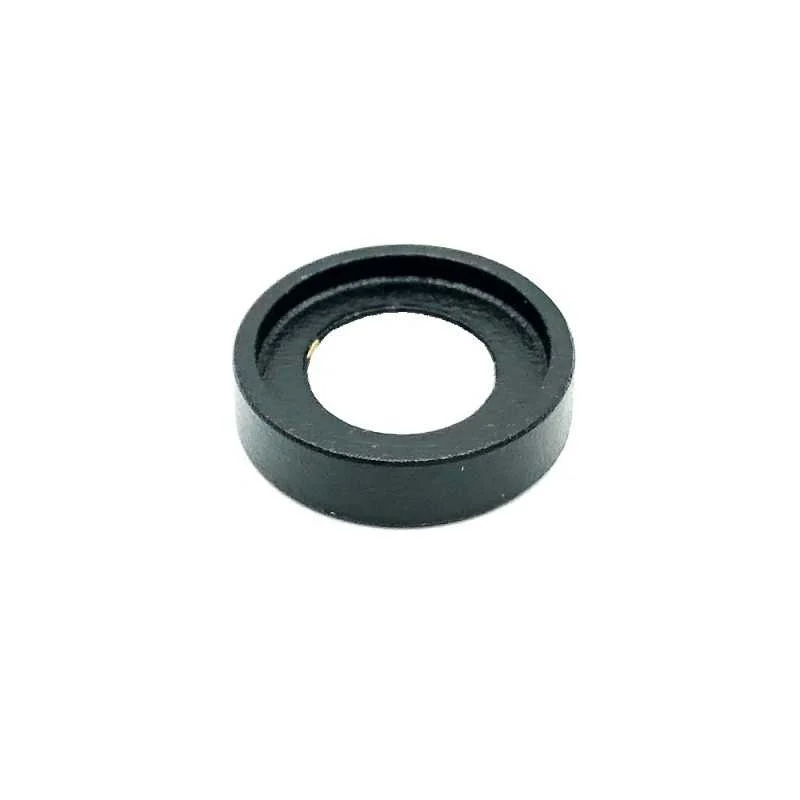 Enclavaje pasante para tubo metal de 20mm diámetro negro