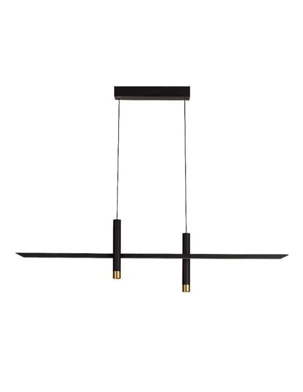 Esparta Lámpara Negro Oro de Mantra 30W