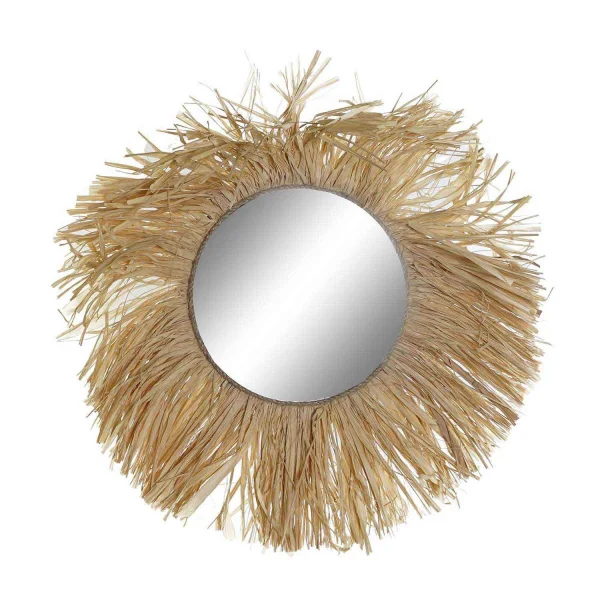 ESPEJO FIBRA NATURAL BOHO