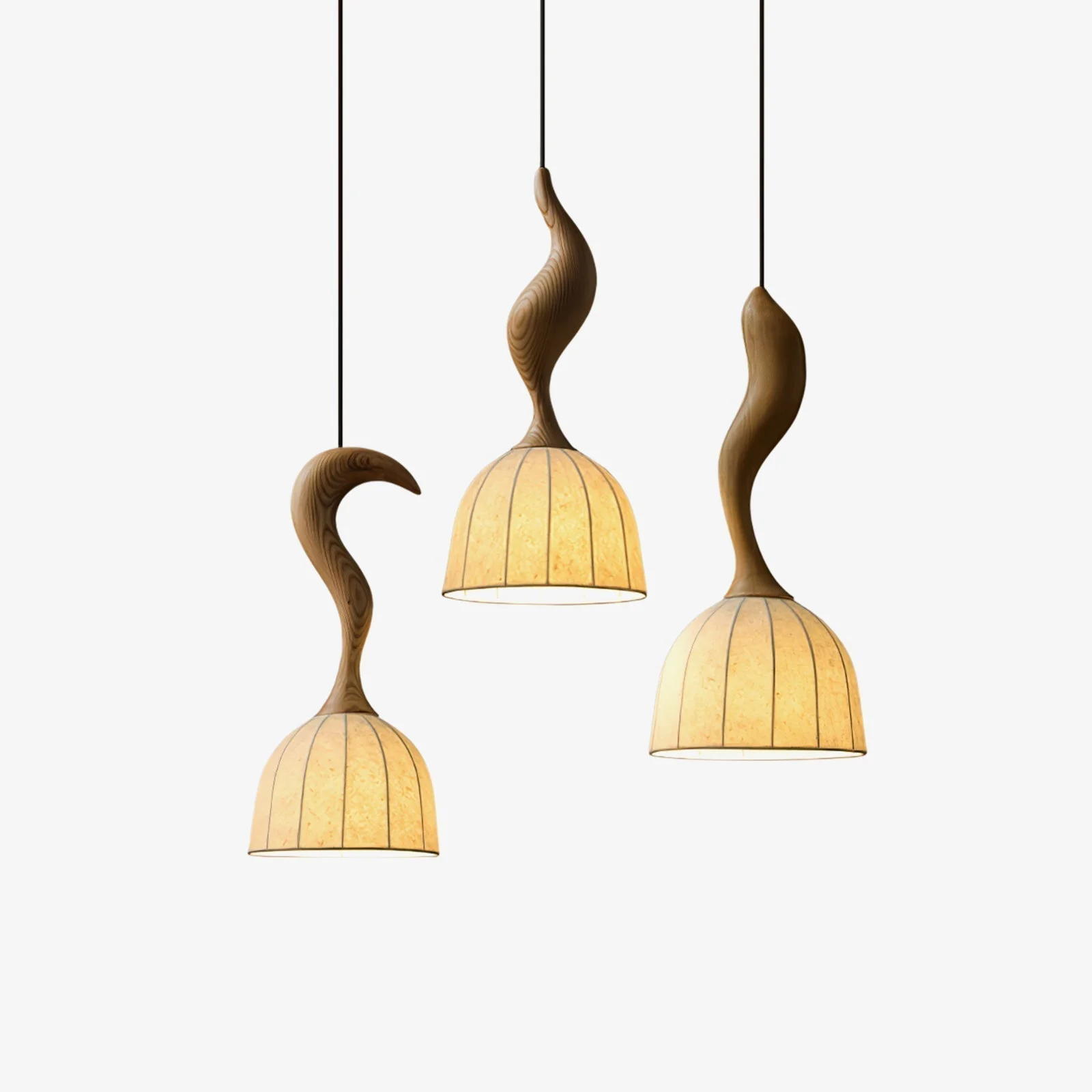 Colire Lámpara Colgante Minimalista Madera