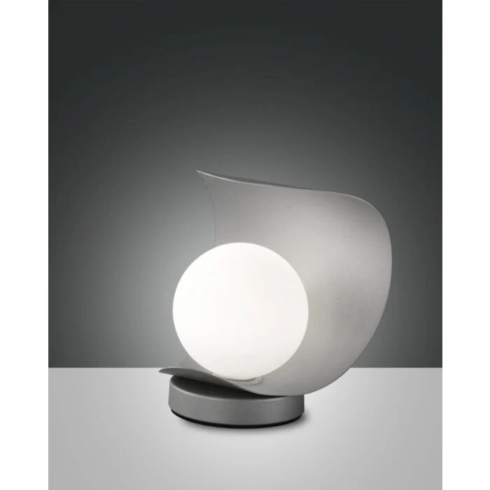 Fabas Luce Adria Lámpara de Mesa LED Plata, 1 luz
