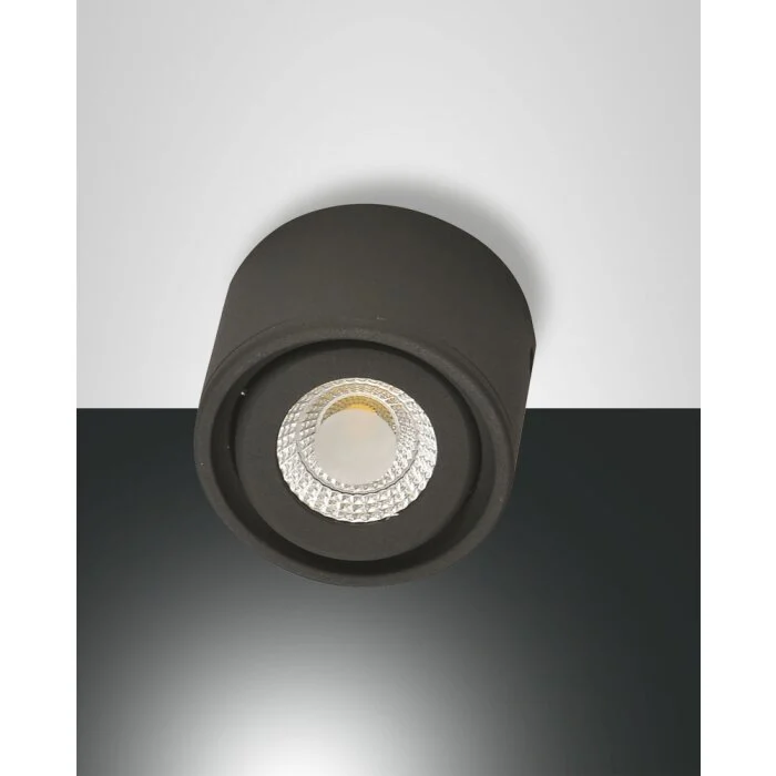 Fabas Luce Anzio Lámpara de Techo LED Antracita, 1 luz