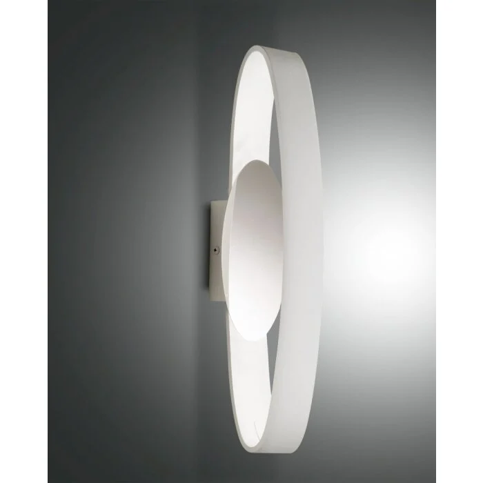 Fabas Luce Gaby Aplique LED Blanca, 1 luz