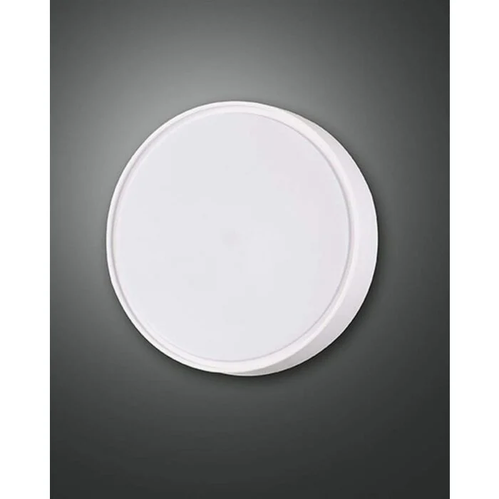 Fabas Luce HATTON Lámpara de techo para exterior LED Blanca, Sensor de movimiento