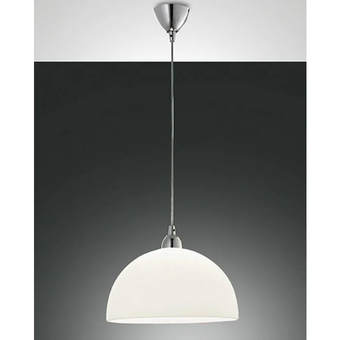 Fabas Luce NICE Lámpara suspendida Cromo, 1 luz