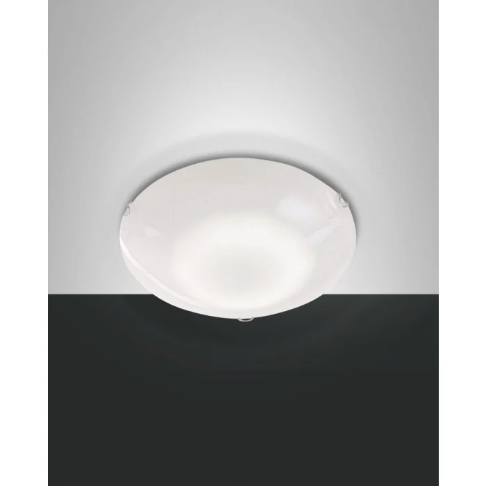 Fabas Luce Ostuni Lámpara de Techo LED Blanca, 1 luz