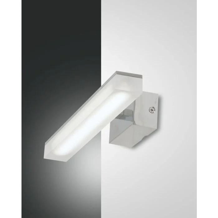 Fabas Luce Saura Aplique LED Cromo, 1 luz