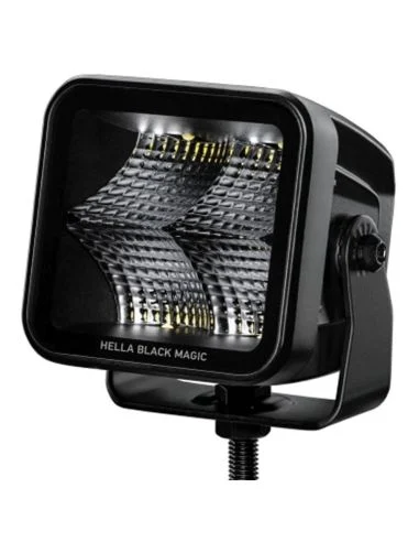 Faro LED cuadrado Black Magic Cube 3,2" 12V/24V 3000Lm 1 Unds. Deutsch Hella 1FA 358 176-851