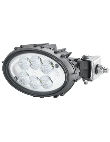 Faro LED de Largo Alcance Ovalado con soporte lateral Oval 100 Compact 12V/24V 1850Lm 1GA 996 761-191 Óptica de Largo Alcance