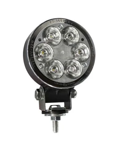 Faro LED Redondo de trabajo potente FT-364 LED 2.500Lm 22W Óptica de Trabajo