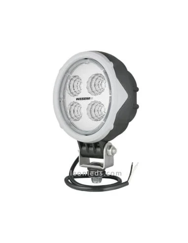 Faro Ovalado LED Gris de 2000Lm 10,5V hasta 30V DC