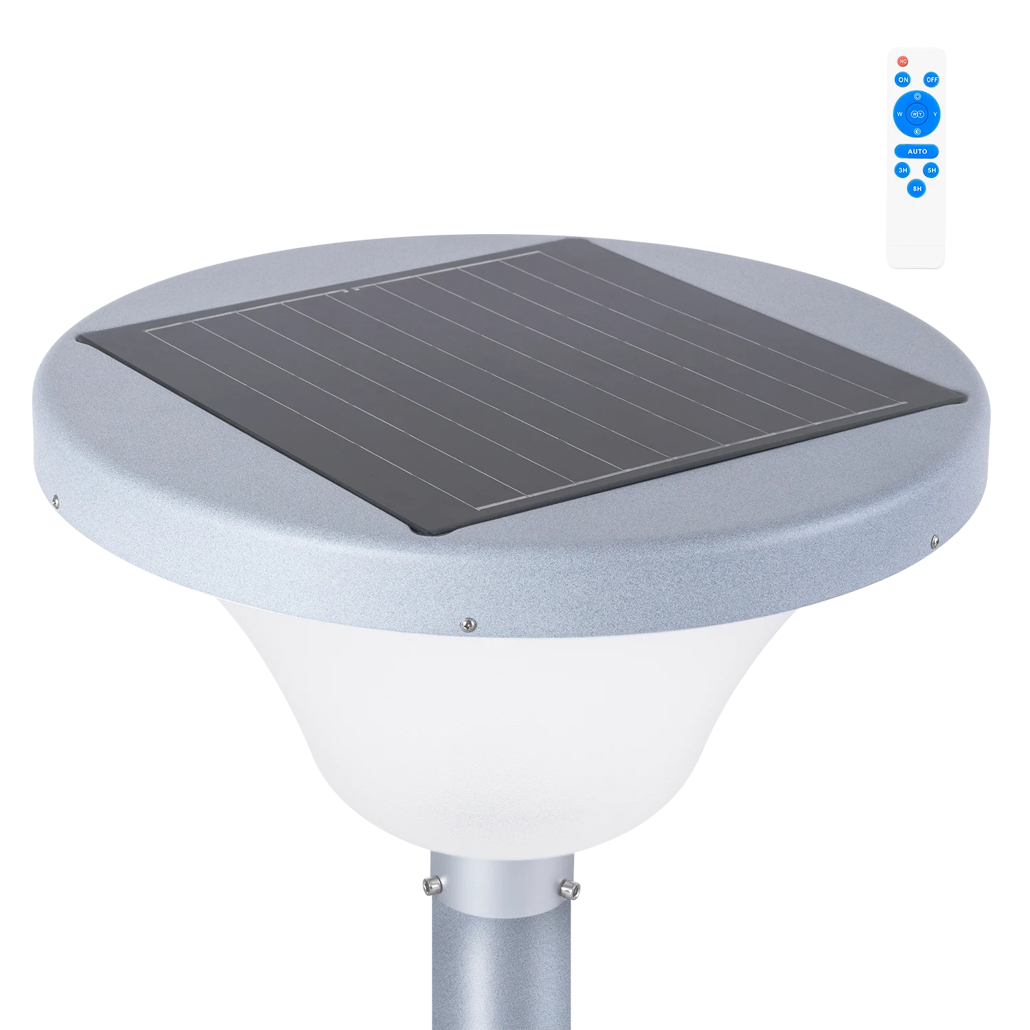 Farola LED Solar Circular para Jardines 45W
