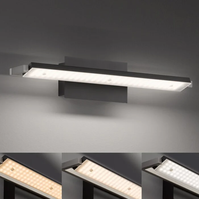 Fischer & Honsel  Pare TW Aplique LED Negro, 1 luz