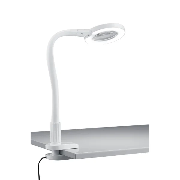FLEXO LED LUPA CAROLA BLANCO PINZA