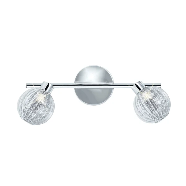 FOCO DE 2 LUCES QUINN CROMO
