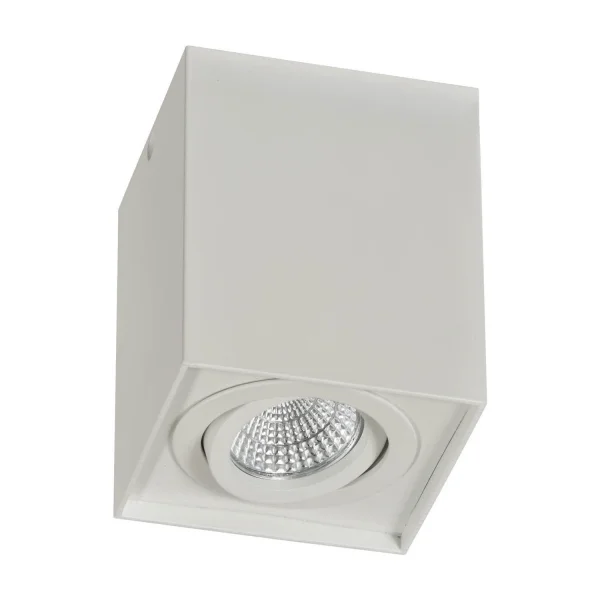 FOCO DE SUPERFICIE BASCULANTE BLANCO GU10 CUADRADO IP20