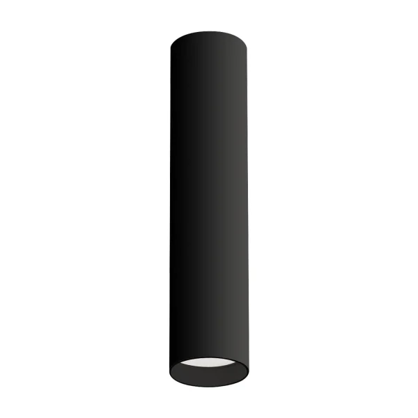 FOCO DE SUPERFICIE CILINDRO 25 CM GU10 NEGRO