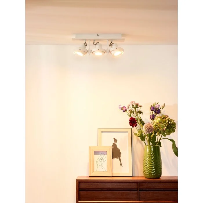 Foco de techo Lucide LANDA LED Blanca, 3 luces