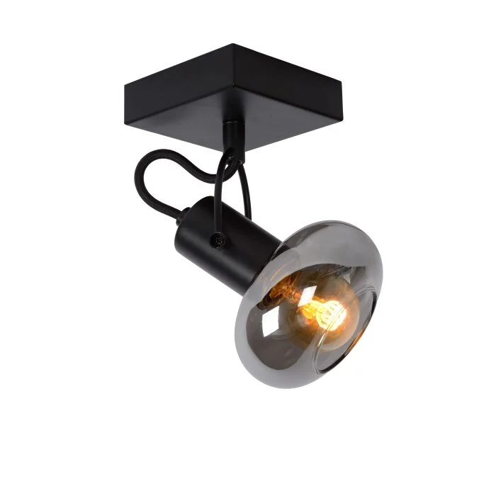Foco de techo Lucide MADEE Negro, 1 luz