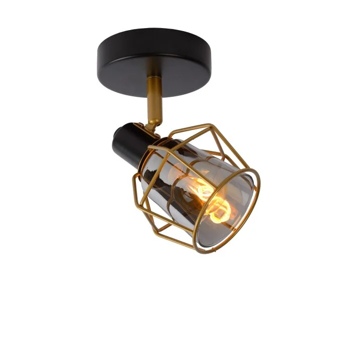 Foco de techo Lucide NILA Negro, 1 luz