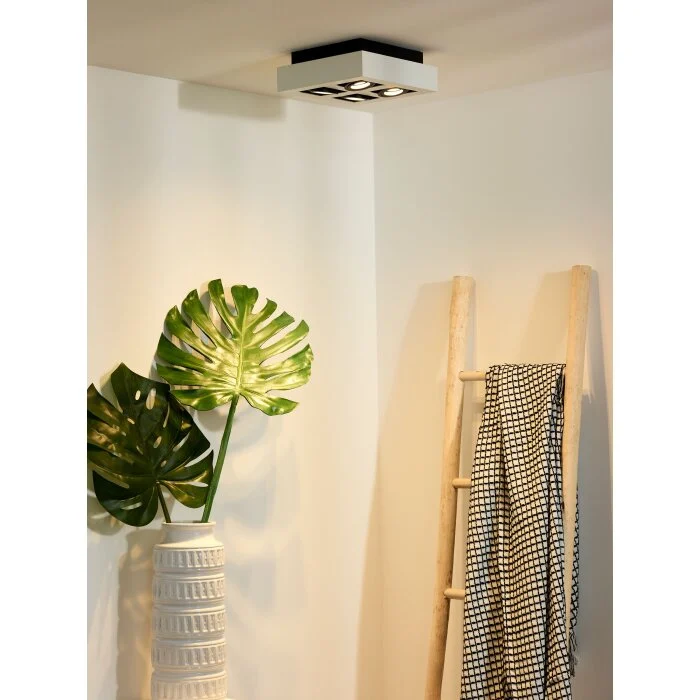 Foco de techo Lucide XIRAX LED Blanca, 4 luces