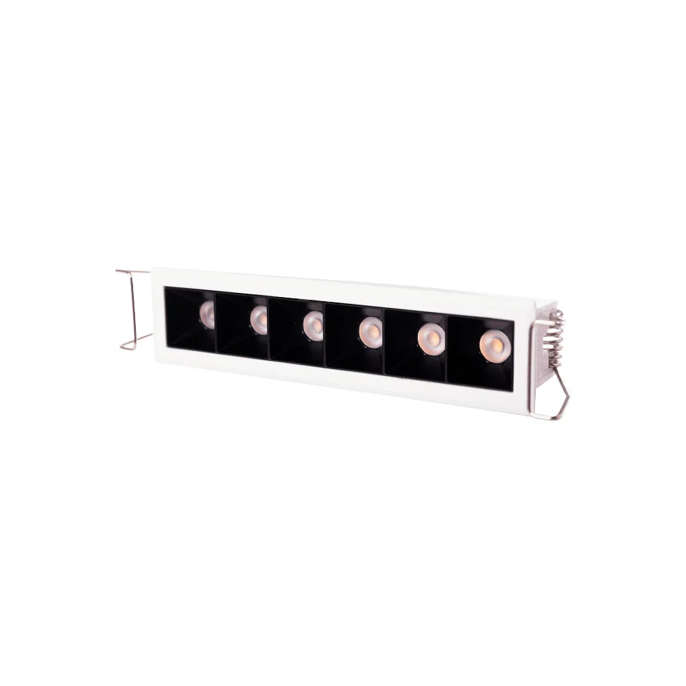 Foco Downlight LED 8W 612Lm 4200ºK Rectangular PRO SMD3030 50.000H [JW-8W-M-W