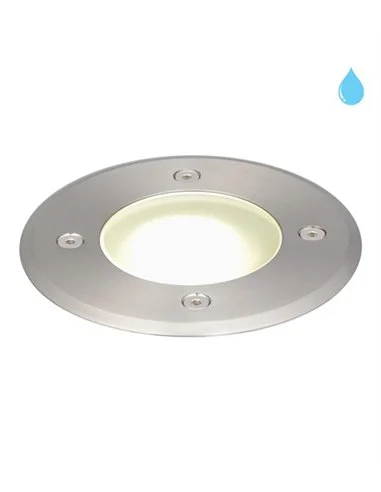 Foco empotrable para suelo Cracov - Conalux - Lámpara de exterior de acero inoxidable, IP67