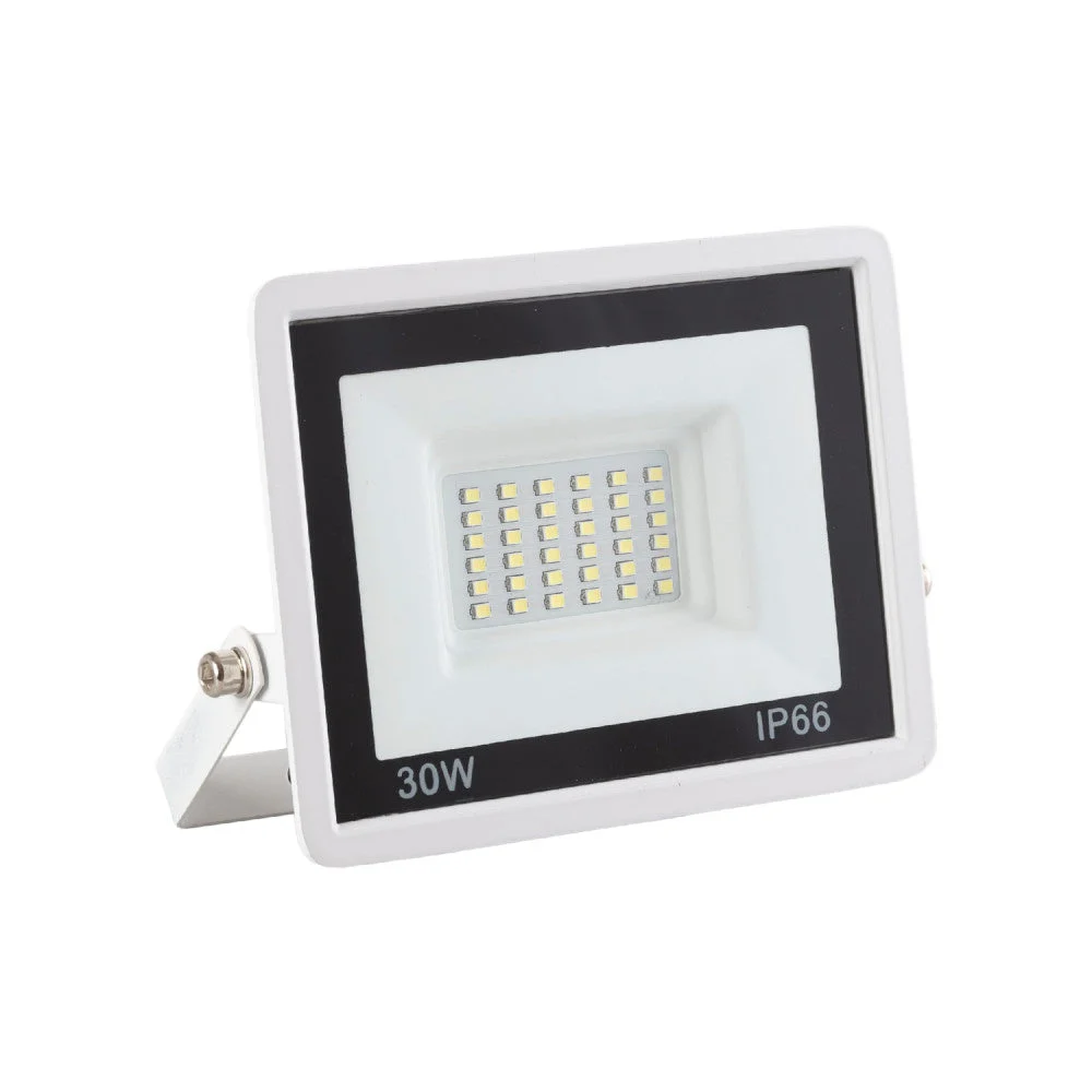 Proyector LED 30W 2.400Lm 6000ºK IP66 Regulable 60,000H Acabado Blanco
