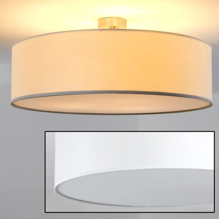 Foggia Lámpara de techo Blanca, 3 luces