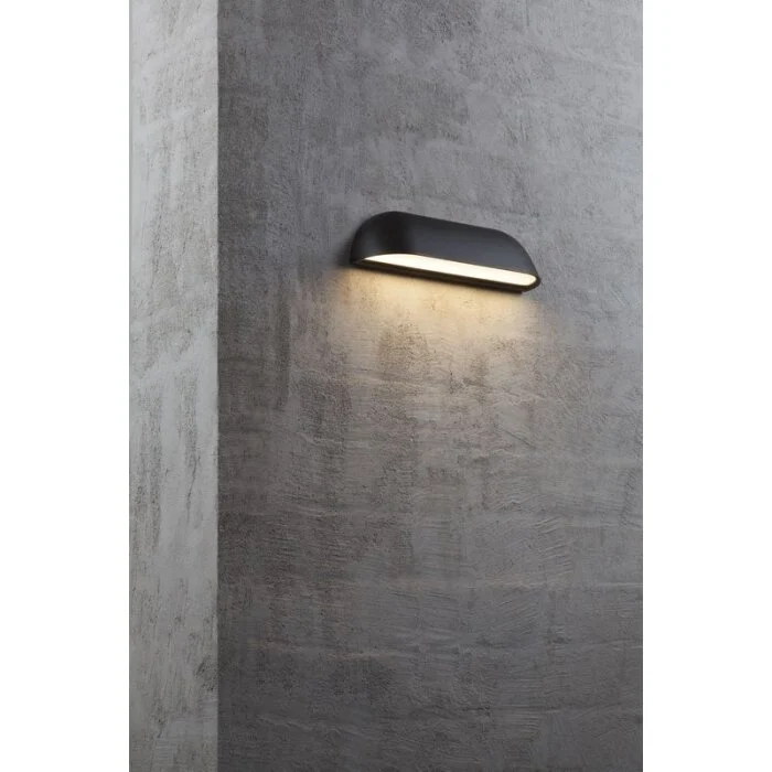FRONT26 Aplique diseñado por Nordlux LED Negro, 1 luz
