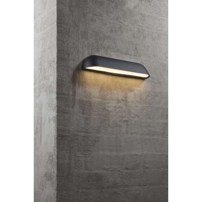 FRONT36 Aplique diseñado por Nordlux LED Negro, 1 luz