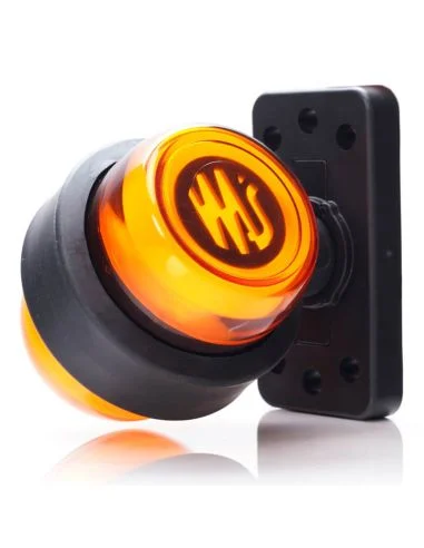 Galibo LED corto Ambar lateral 2261/II SM1 12V/24V con Emblema Luminoso