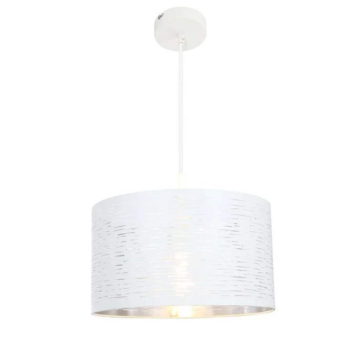 Globo BARCA Lámpara Colgante Blanca, 1 luz