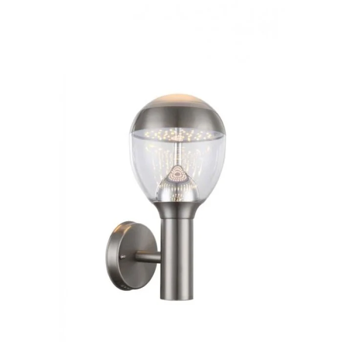 Globo CALLISTO Lámpara para exterior LED Color acero inoxidable, 1 luz