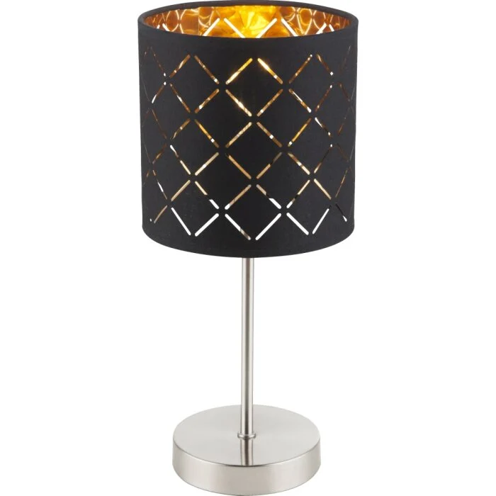 Globo Clarke Lámpara de Mesa Níquel-mate, 1 luz