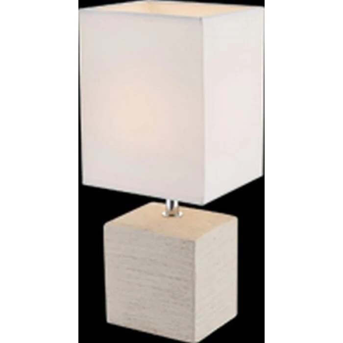 Globo Lámpara de mesa Marrón, 1 luz