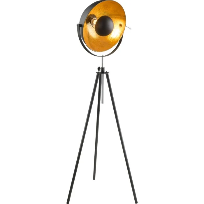 Globo LENN Lámpara de Pie Negro, 1 luz