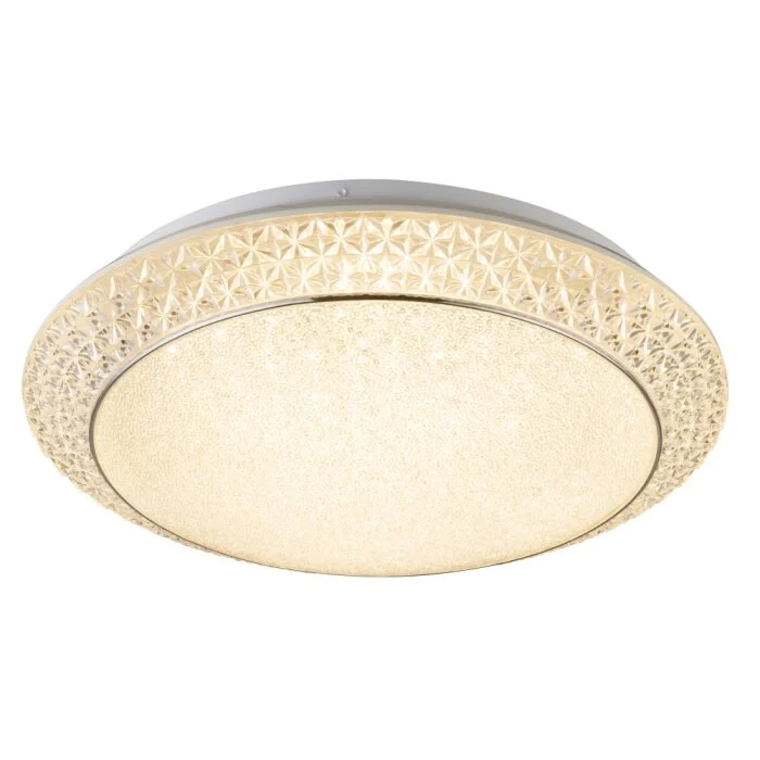 Globo RONJA Lámpara de Techo LED Blanca, 1 luz, Mando a distancia