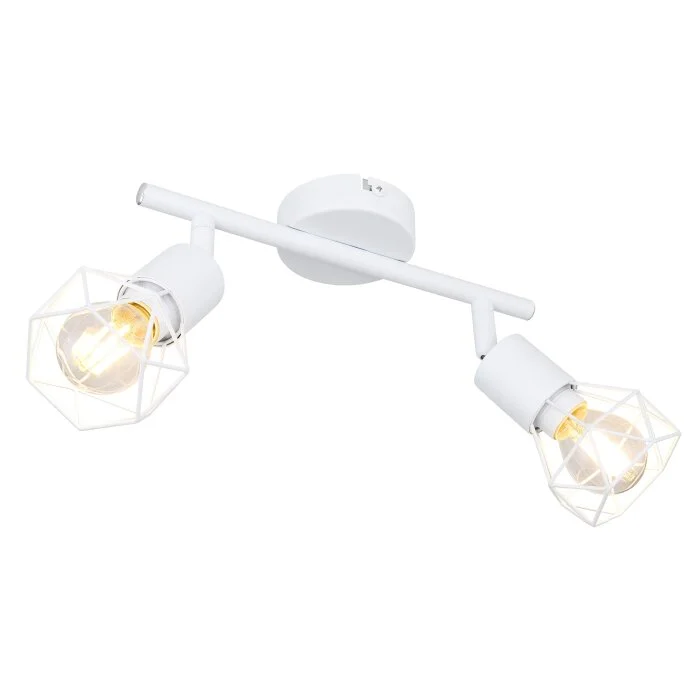 Globo XARA I Proyector Blanca, 2 luces